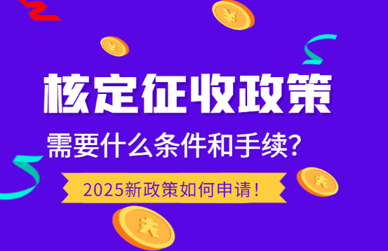 2025新政策核定征收需要什么條件和手續(xù)？