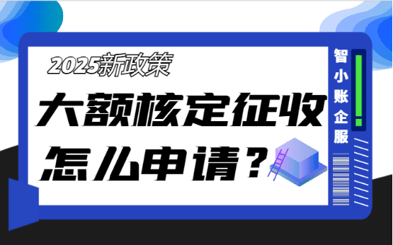 2025大額核定征收新政策！