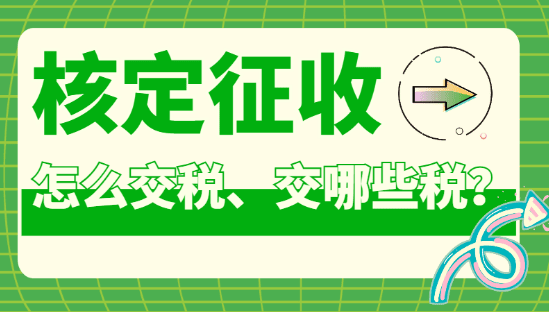 個體戶核定征收怎么交稅？